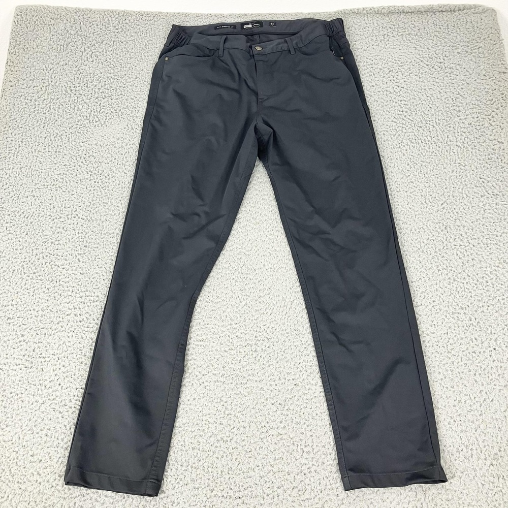 Barbell Apparel Pants Mens 38x32 Slim Athletic Fit Chino Stretch Tech